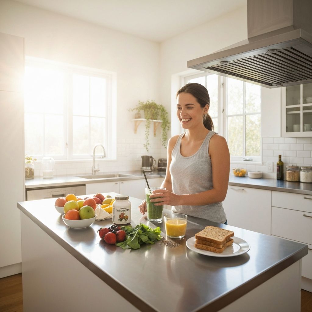 Morning routine concept